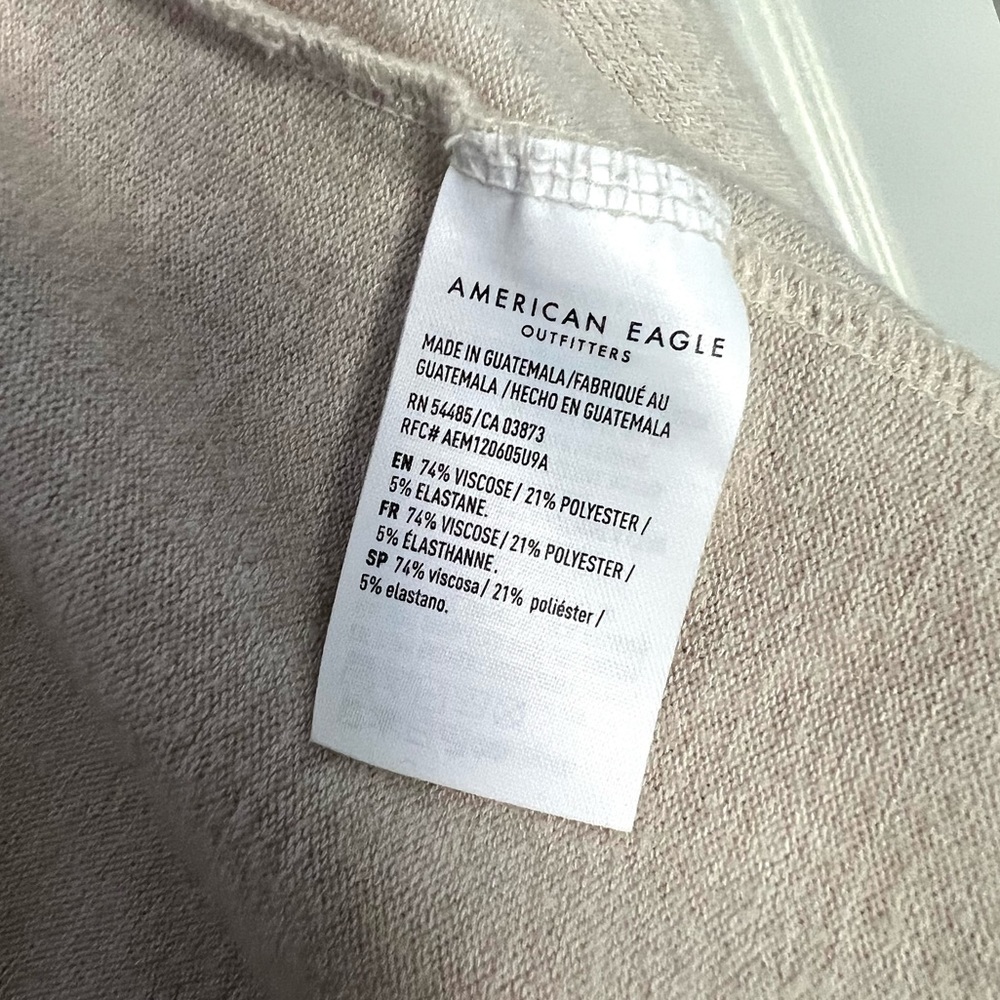 Off-White Zip Up Hoodie with Pink Stripes - Picture 8 of 8